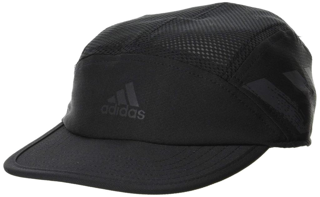 Светоотражающая беговая кепка Adidas Светоотражающая Япония OSFZ Пятипанельная (GNS15) Мужской Черный/Черный/Черный (FK0852) (Свободный размер)