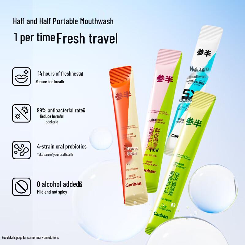 CanBan Pingu Collaboration Iced Peach Portable Mouthwash