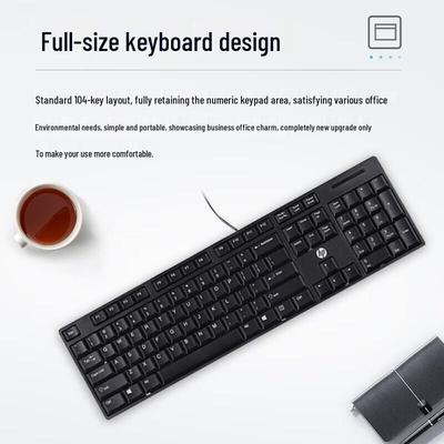 HP K100 Wired USB Ultra-Thin Keyboard and Mouse Combo