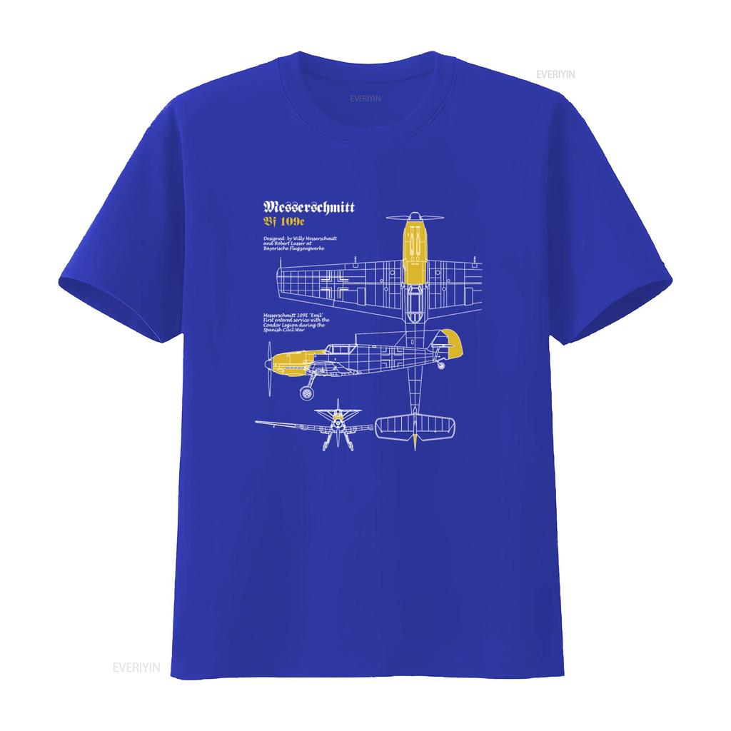 Vintage Aviation Themed Messerschmitt Bf109 T Shirt Retro Airplane Design for Enthusiasts vintage Washed streetwear graphic
