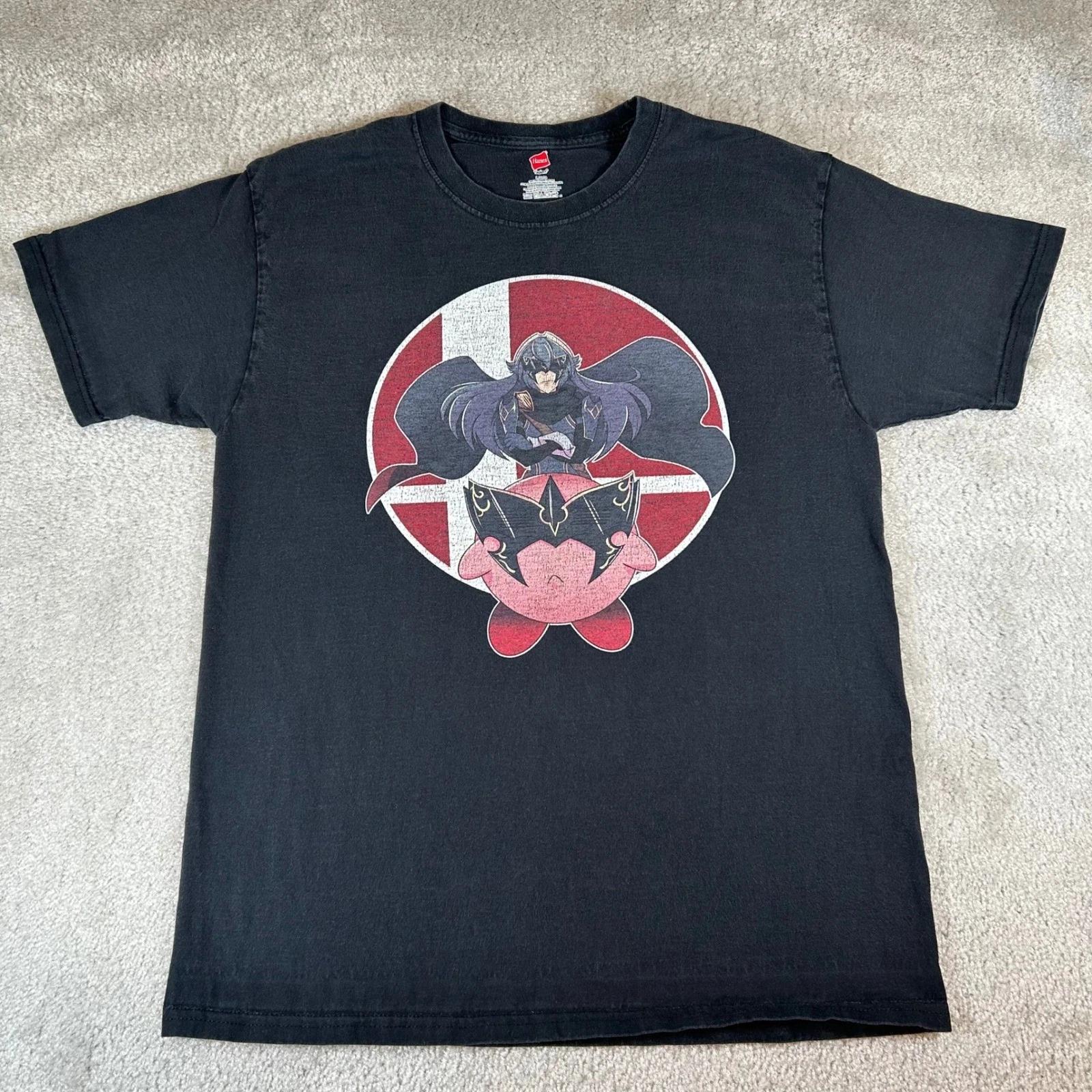 Vintage Y2K Super Smash Bros Kirby Lucina T-shirt Men s L Video Game Promo Tee M