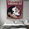 Florida Seminoles Print Pattern Home Decor Tapestry, Wall Hanging, Decorative RV Wall Cloth.ZGT0914182