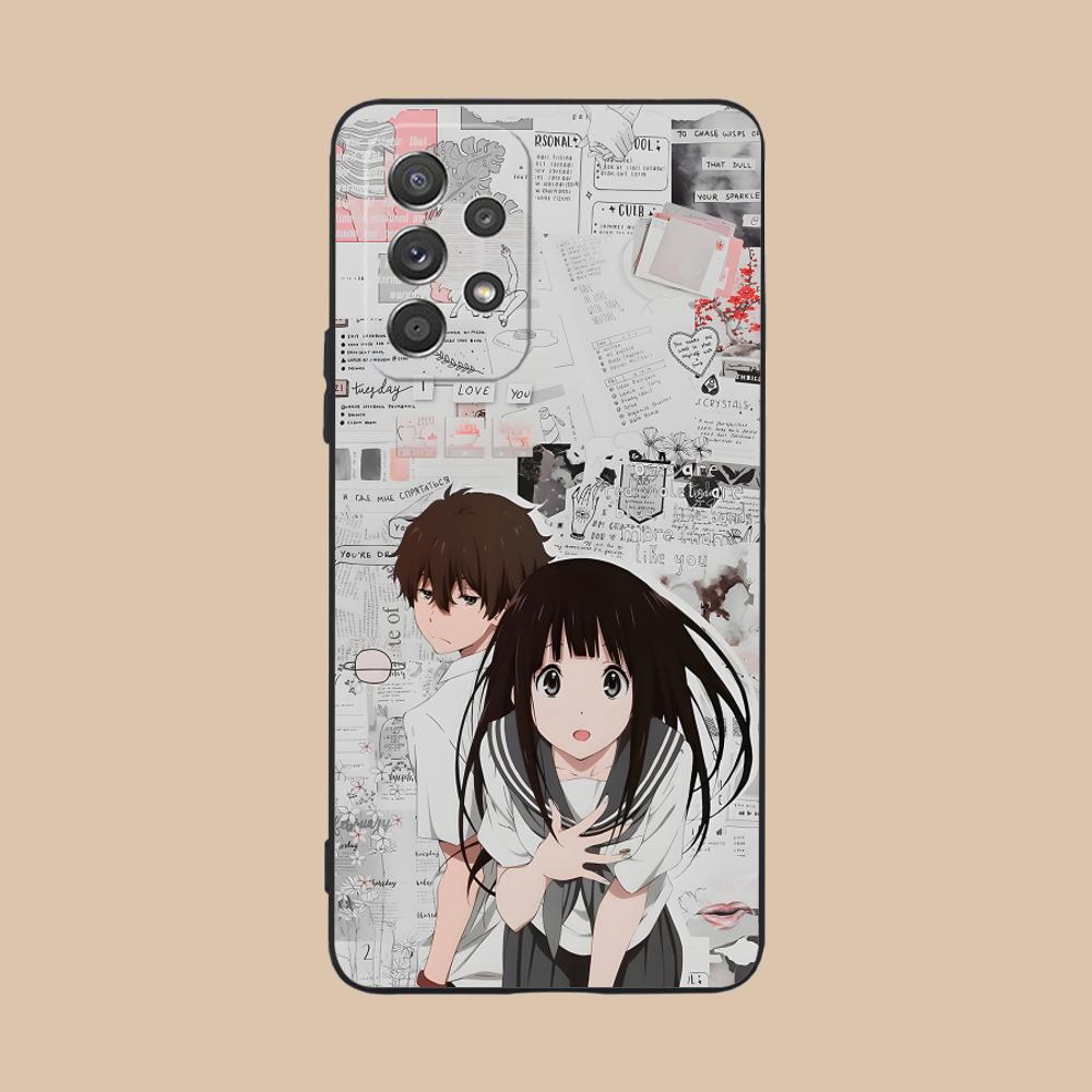 

Hyouka Chitanda Matte TPU Mobile Phone Case for Samsung Galaxy A56 55 54 53 52 51 36 35 34 23 16 15 5G Colorful Cover Galaxy A51 5G