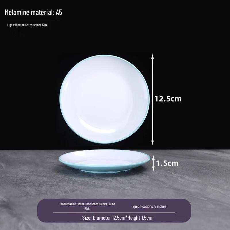 Van Gogh Style Ceramic Round Shallow Plate Set