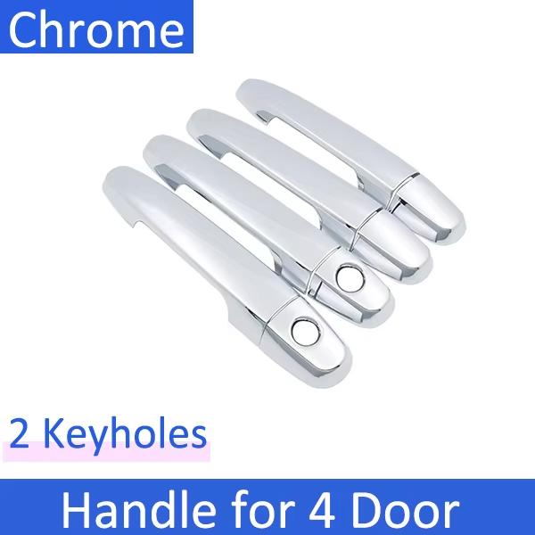 Car Door Handle Cover For Toyota Vios XP90 MK2 2007~2012 2008 2009 2010 Yaris Limo Belta Chrome Exterior Handle Case Accessories