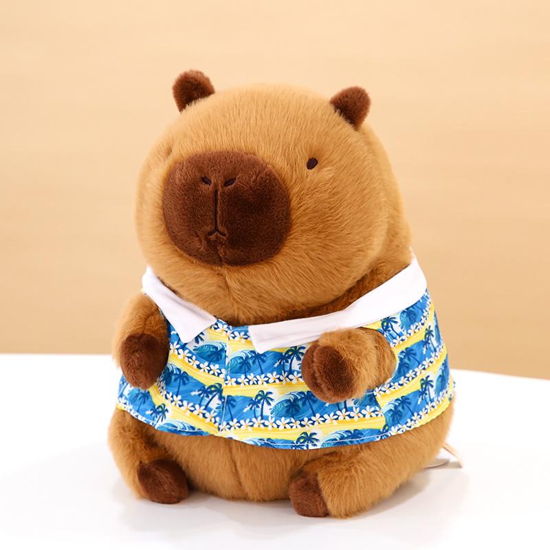 Capybara Plush Toy Stuffed Animal Soft Pp Cotton Filling Pillow Gift For Kids
