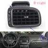 HUIYAN Matte Black Left Right Central Dashboard A/C Air Outlet Vent For VW Polo 2014 2015 2016 6RD 819 704 6RD 819 703