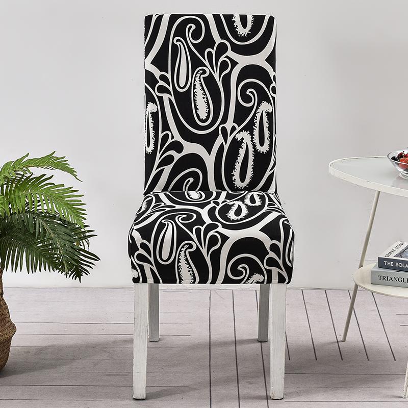 

Чехол для стула для столовой, устойчивый к загрязнениям, чехол для сиденья стула для гостиной, свадьбы, кухни, отеля, церемонии, банкета, офиса, съемный Universal