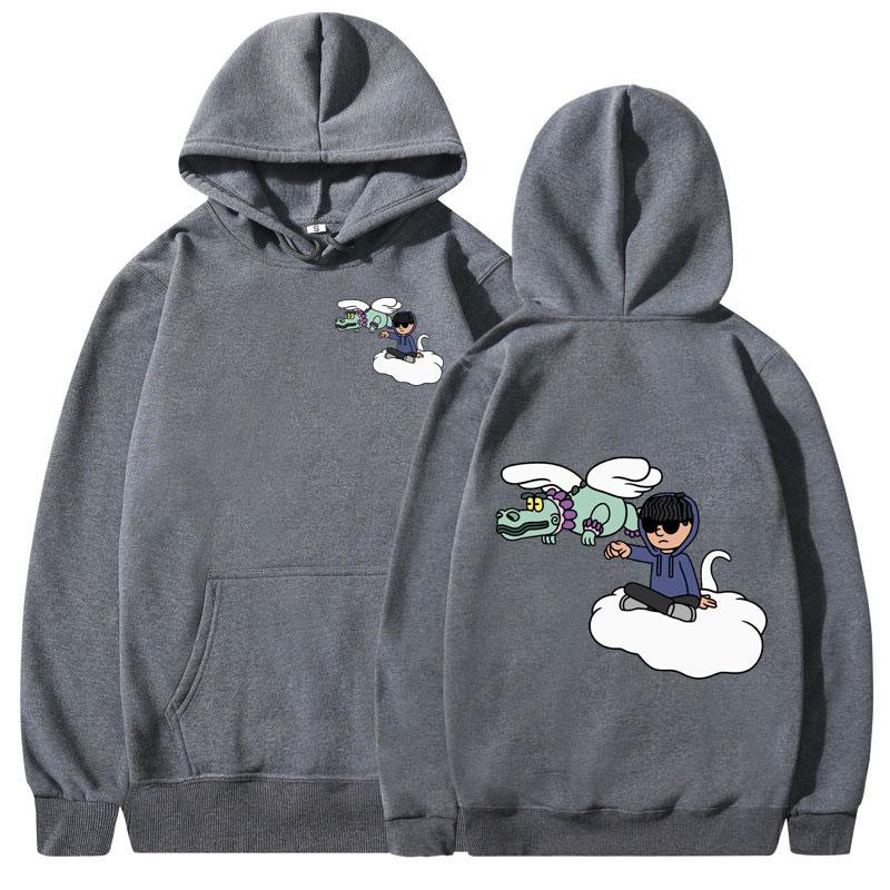 Natanael Cano Nata Montana Hoodies Corridos Tumbados Junior H Hooded Pullover Men's Fashion Casual Hip Hop Sweatshirts Oversized