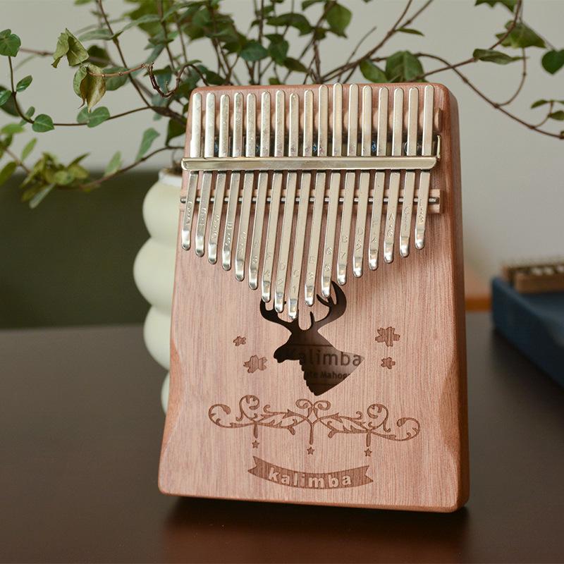 

Махагони 21-нотная калимба - Компактный деревянный инструмент