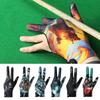 Left Hand Billiards Glove Elastic Non-slip Billiard Training Gloves Breathable Three Fingers Glove Billiard Accessories