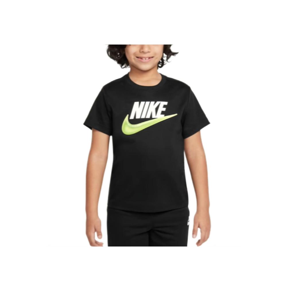 Nike T-Shirt Just Believe Soft Comfortable Simple Versatile Short Sleeve Kids Tops Black II3065-010