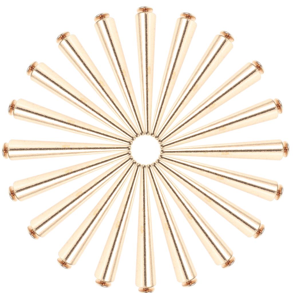 30 Stück Kegel Punk Nieten Premium Metallspikes für DIY Kleidung Handwerk Punk Stil Nieten Set Geeignet für Jacken Taschen Schuhe