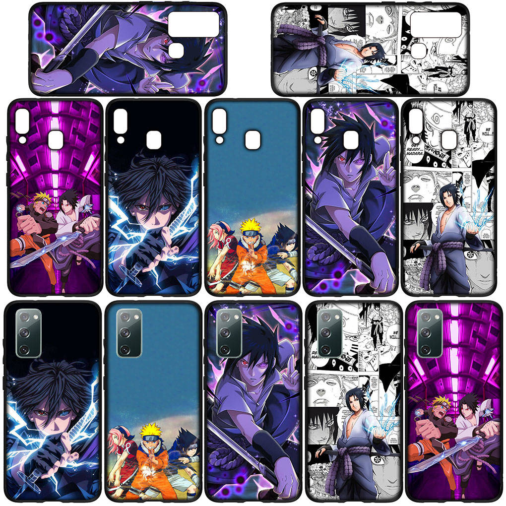 Cover for iPhone 16 15 Xiaomi Redmi Note 14 13 12 11 Pro Max X 8 9 16e Samsung Galaxy S25 S24 S23 Moto E15 OPPO Huawei Uchiha Sasuke Naruto Phone Case
