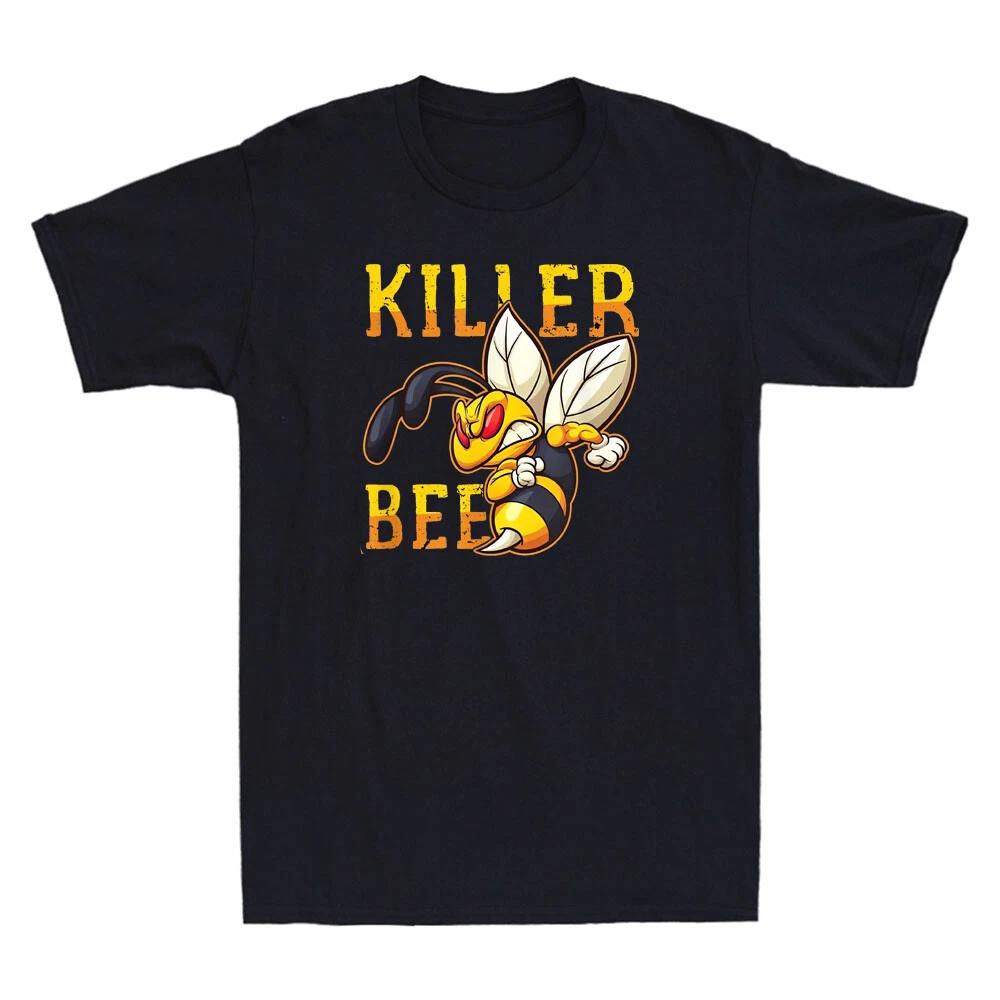 Killer Bee Hornet Yellowjacket Funny Honeybee Lover Gifts Vintage Men s T-Shirt S