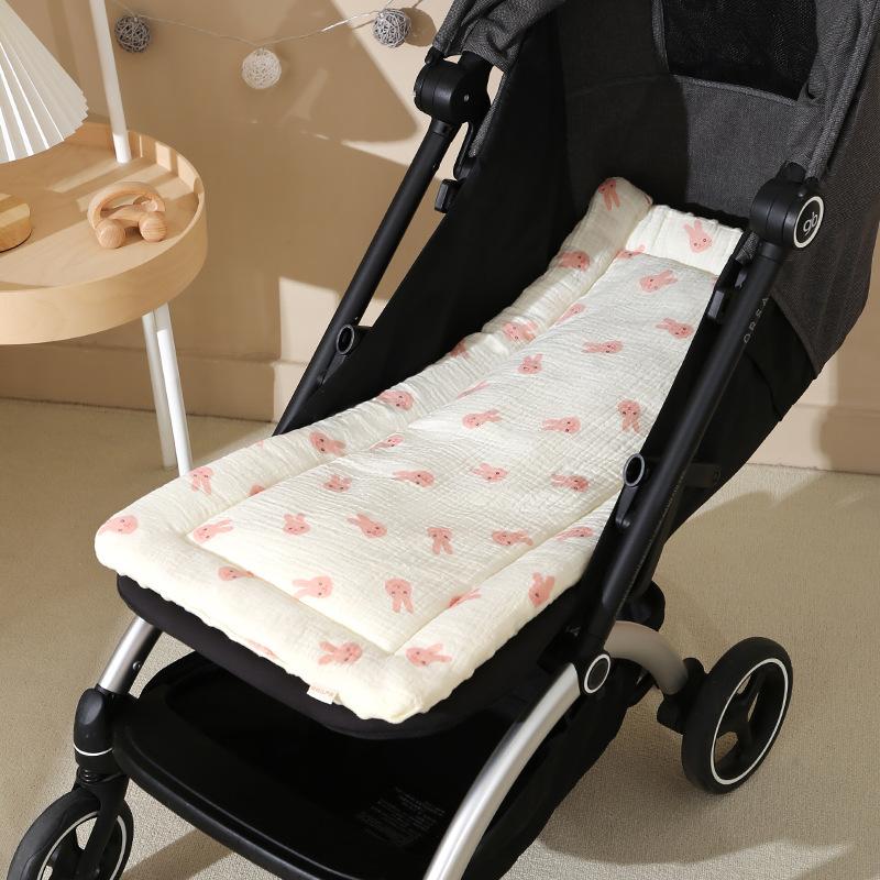 Stroller Mat Thickened Beanie Velvet High Landscape Baby Walking Blanket Soft Children'S Dining Chair Cushion Soft Cushion