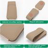 Car Sun Visor Glasses Mount Ticket Card Holder Magnetic Leather Hanger Clip
