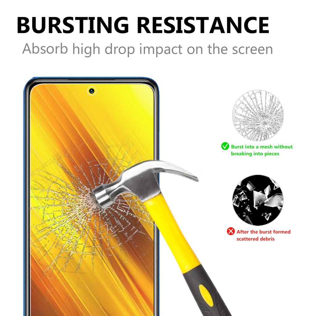 2.5D 9H Arc Edge Tempered Glass Screen Protector for Xiaomi Poco X3 NFC/Poco X3