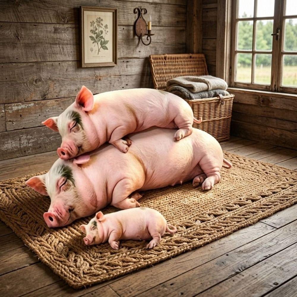 40cm Size Animal Body Pillow Plush Material Pig Keychain Portable Bag Decoration  Home Decor
