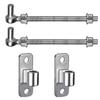Adjustable bolts Hinges Strong & Stable Door Hinges set Robusts for Various Door X3UC