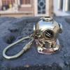 Lot of 10 Key Ring Scuba Diving Mini Divers Helmet Solid Brass Dive Key Chain