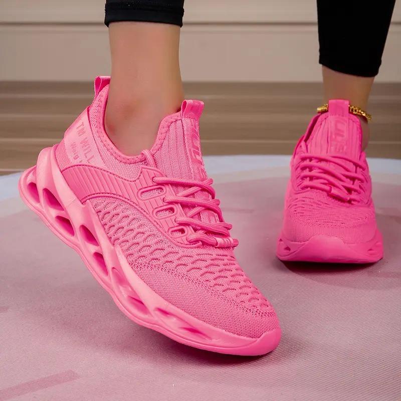 Fashion Summer Mens High Quality Sneaker Casual Sport Tennis Shoes Solid Color Breathable Lace Up Outdoor Running Training Women Shoes