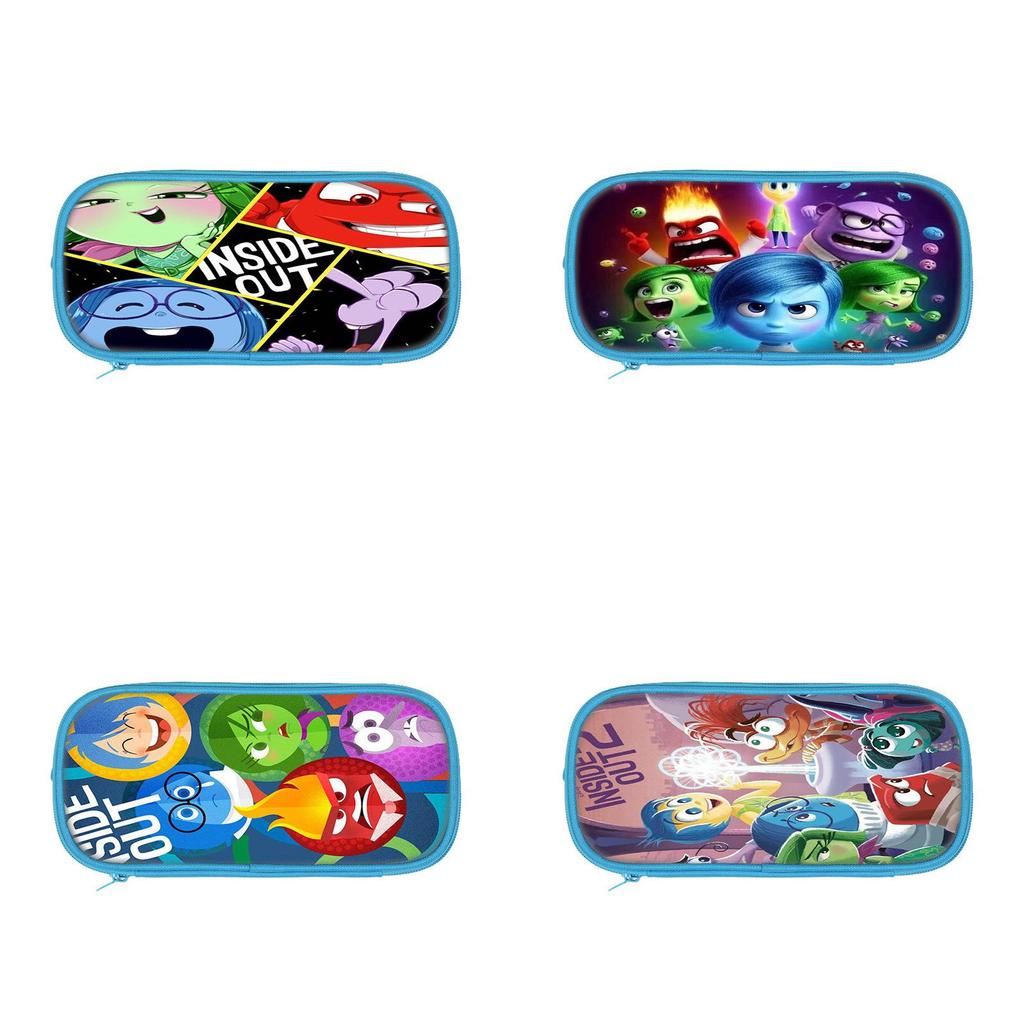 Inside Out Brain Characters Pencil Case With Large Capacity For Students And Office Use