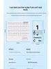 Colorful Piano Keyboard Stickers for 88, 61, and 54 Keys - Note Stickers with Numbers and Staff for Electronic Keyboards