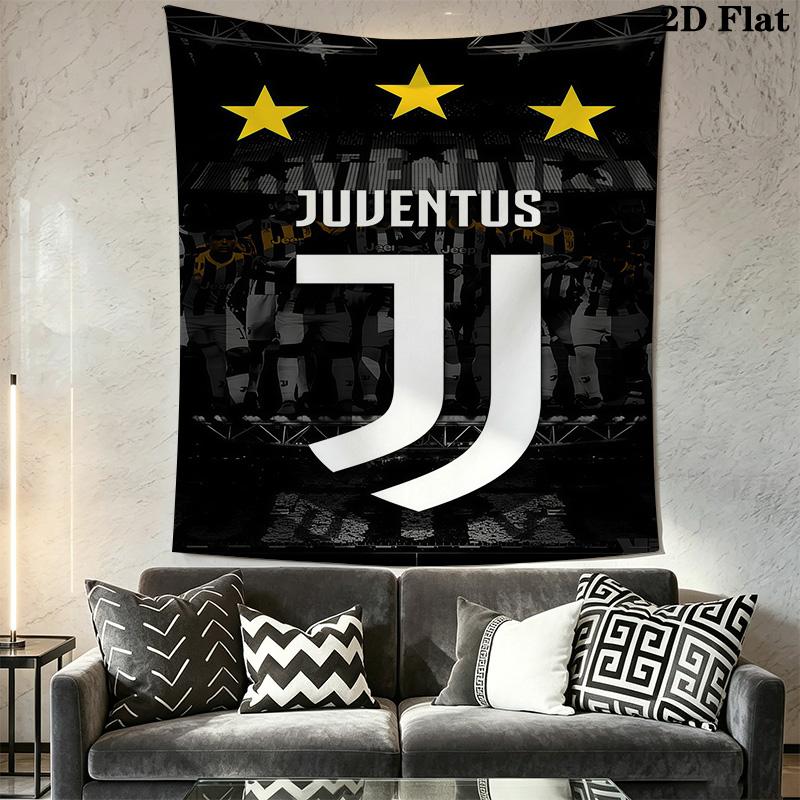 Juventus Logo Minimalist Threepiece Set 1 Duvet Cover 2 Pillowcase Without Core Soft And Comfortable Christmas Birthday Gift