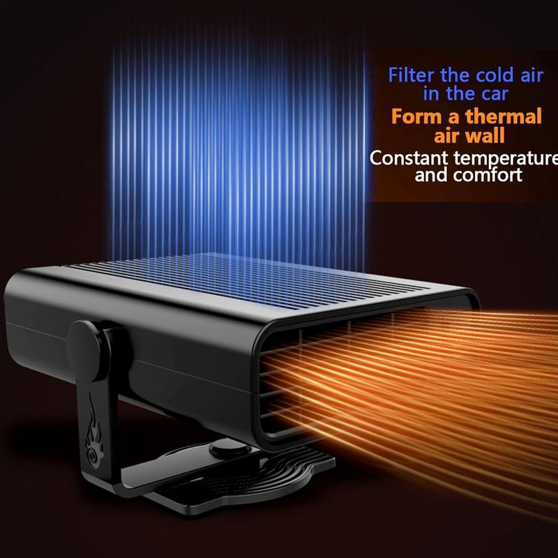 For Refer To Description Car Heater Fast Heating High Power Heater Car 2-in-1 Cooler And Heater Auto Dryer Windshield Defroster