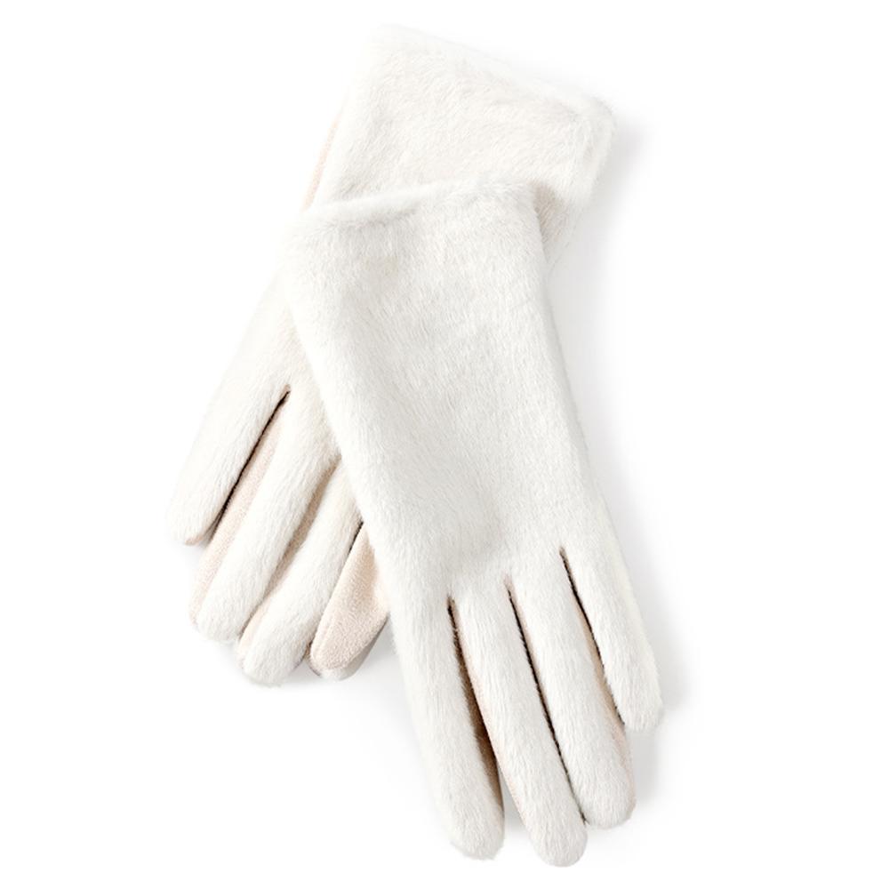 

DY56 1 Pair Gloves for Winter Outdoor Windproof Cycling Touchscreen Fleece Lined Gloves