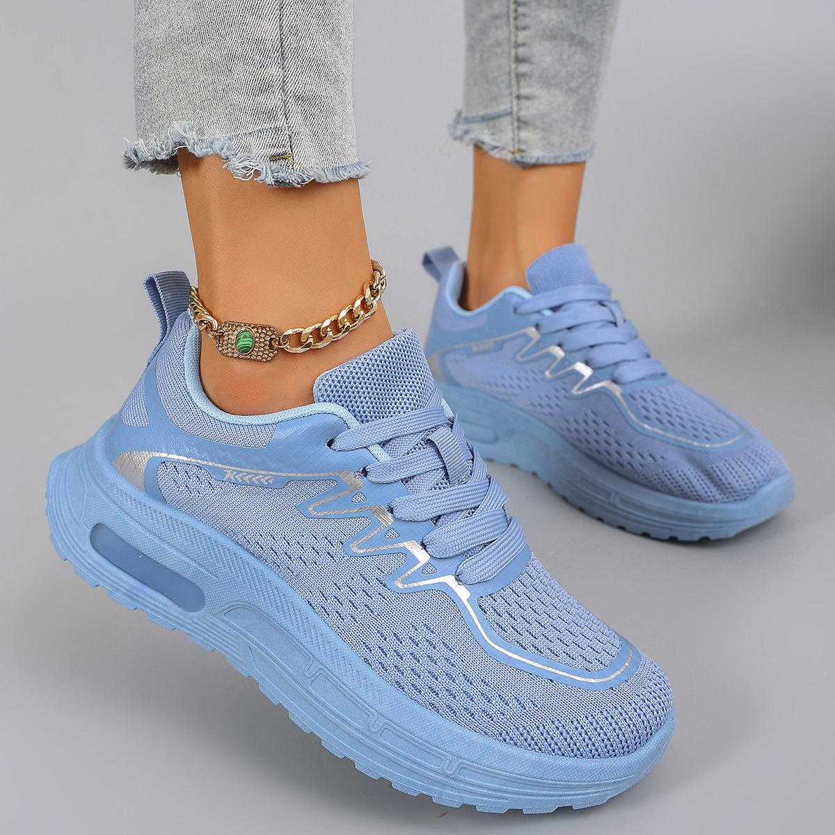 

Spring and Autumn Product Women s Candy Color Simple, Comfortable, Breathable, Wear resistant Lace up Sports Shoes 37