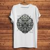 Evil Great Cthulhu Awakens Mysterious Rune Funny Anime Tshirt Unisex Summer White Casual Short Sleeve T Shirt Unisex Streetwear Tee
