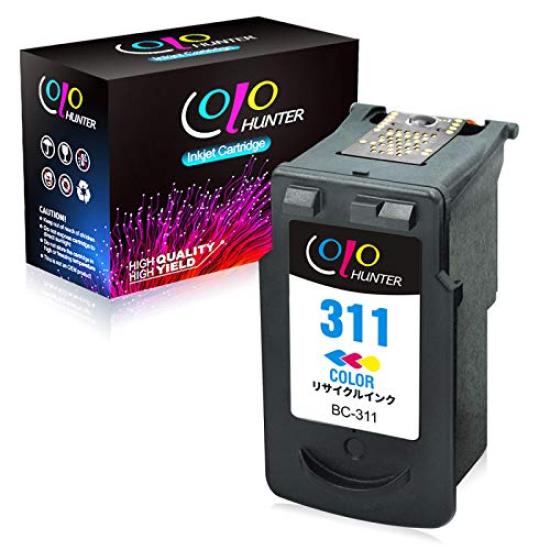 

Colohunter Remanufactured Canon 311 Color Ink Cartridge with Remaining Indicator for PIXUS Printers BC-311 (1 Cartridge) (MP493, MP490, MP480, MP280,