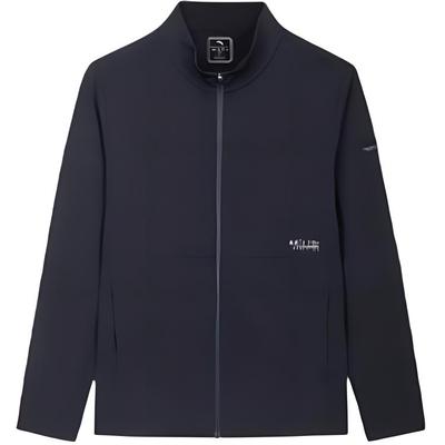 Comfortable Simple Knitted Jacket Men Jackets Basic-Black 152427710