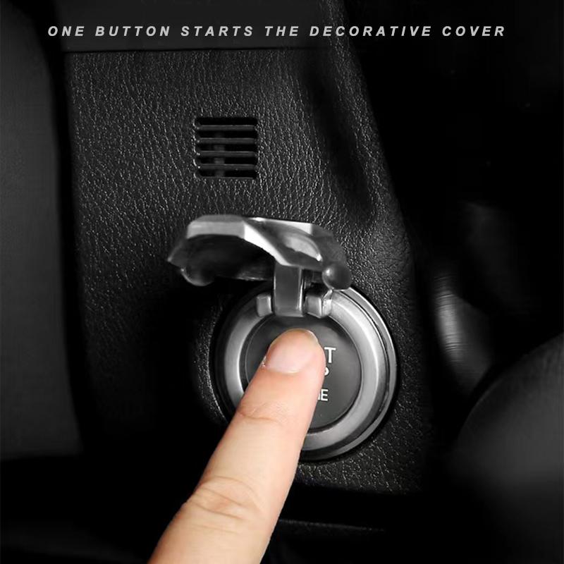 1Pcs Car One-Click Start Buttons Protective Cover Decoration For Tesla Model 3 Model X S 2016-2023  Model Y Decals TM3 TMX