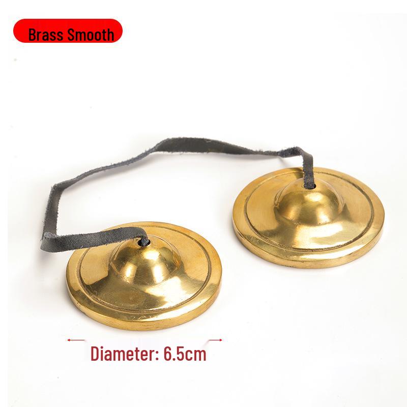Nepalese Handmade Brass Cymbals: Yoga Gong & Percussion Instrument