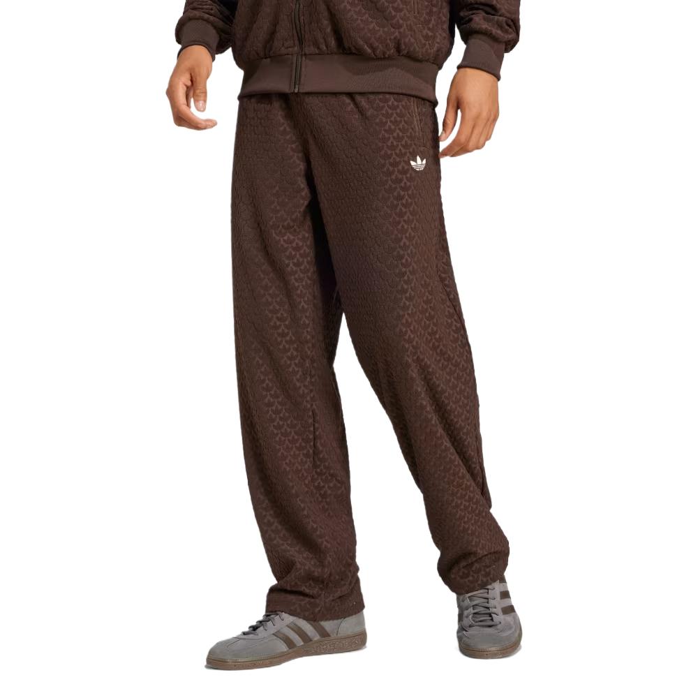 Adidas Monogram Track Fashion Skin-Friendly Breathable Warm Sports Casual Pants Men Bottoms Brown JP4428