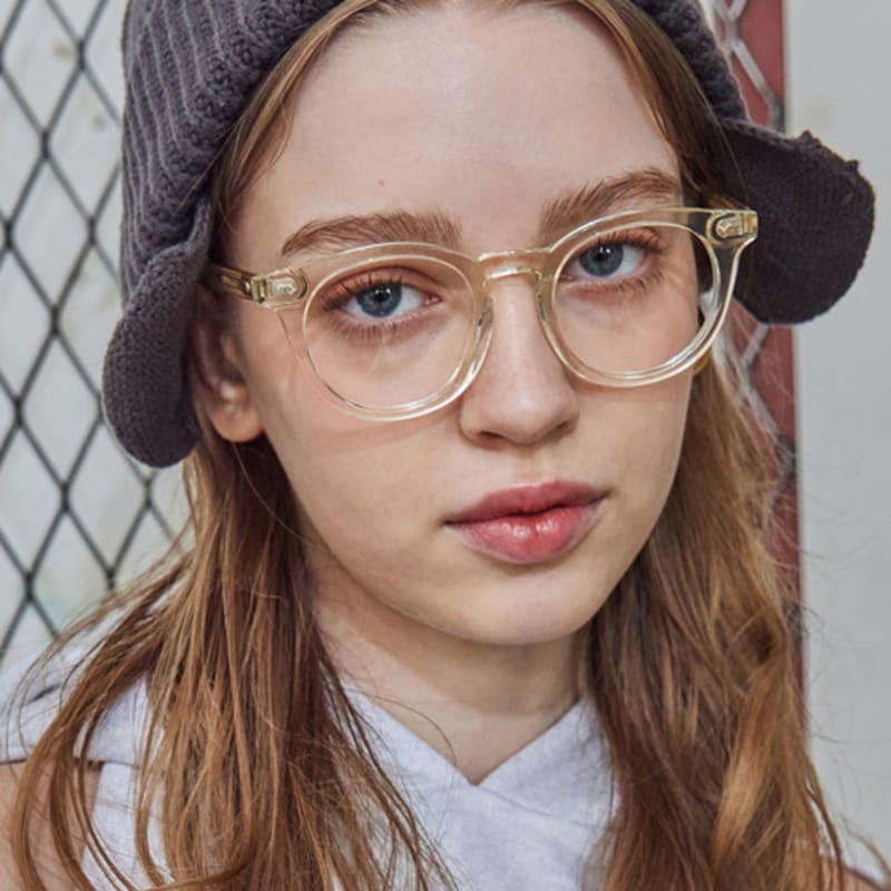 DAYWALKER Zeiss Lens Unisex Blue Light Blocking Horn-Rimmed Glasses HENRY C15