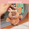 Carrot Hugging Hoodie Carrot Marmot Cartoon Plush Keychain Cute Pendant Doll