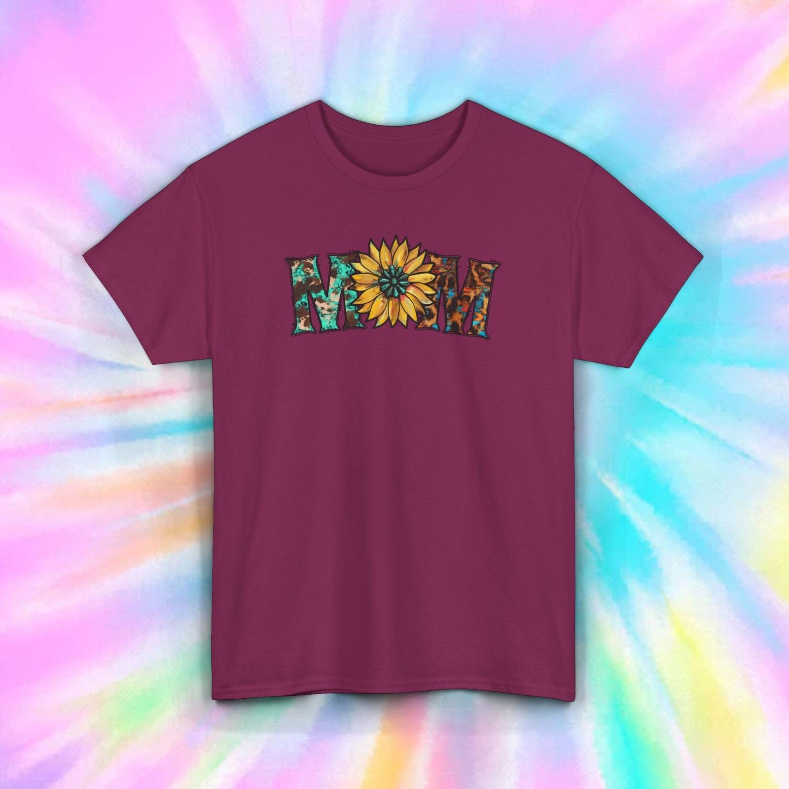 Mom Sunflower Floral Western Graphic T-Shirt Mens Womens Tees Top S-5XL 2XL