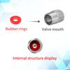 BSQGD1 SS Logo Emblem Metal Car Tire Valve Stem Cap Tire Wheel Stem Air Valve Caps For Chevrolet Sport Cruze Camaro Captiva Aveo 4Pcs