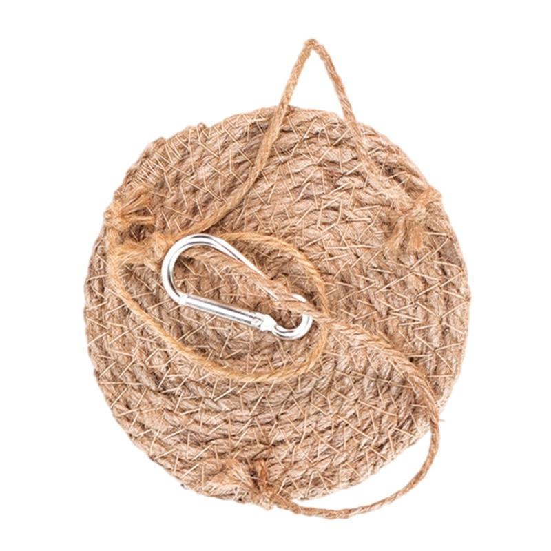 Straw Woven Reptiles Hammock Bed for Lizards and Small Animal Owners Breathable and Easy to Hanging for Terrariums Decors