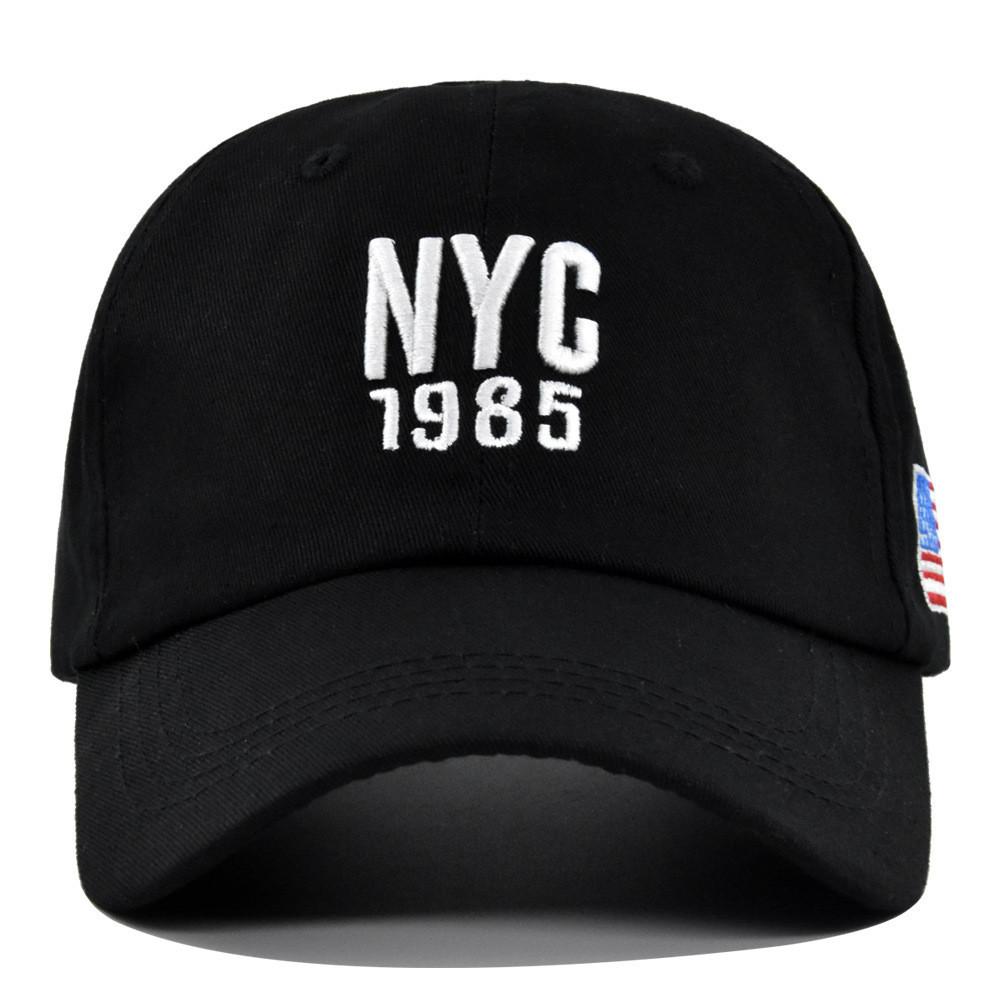 Nyc Embroidered Baseball Cap Adjustable Sun Hat Casual Cotton Cap