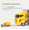 12-Piece Engineering Transport Vehicle Set with Opening Doors and Inertia Action - Children's Toy