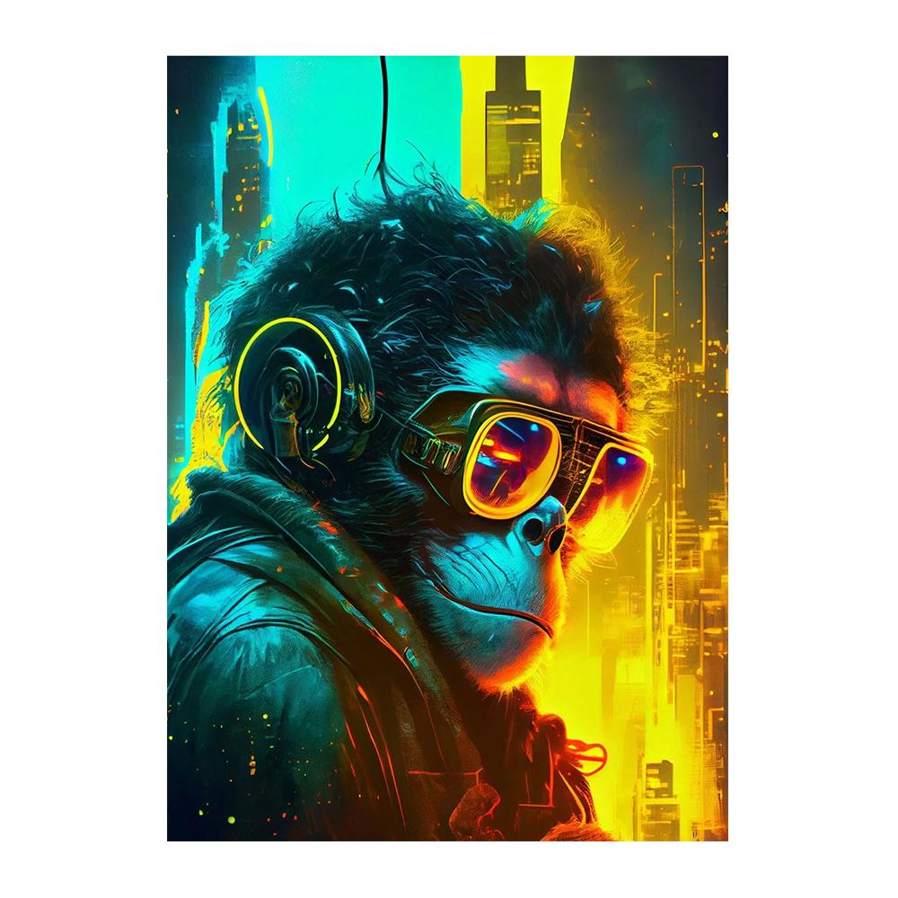 Ancient Landscape Moon Night Surrealism Art Canvas Painting Wall Pop Poster and Prints Fantasy Gate Modern Living Room Bedroom Home Pictures Decor