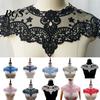 Lace Neck Collar Fake Hollow Embroidery Elastic Detachable Breathable Faux Washable DIY Applique for Sewing Shop Embroidered