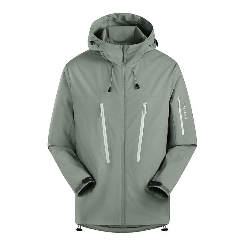 Men's Mountaineering Thin Jacket Bird Series Outdoor Mountaineering Jacket Function Windproof Waterproof Couple Mountaineering Suit