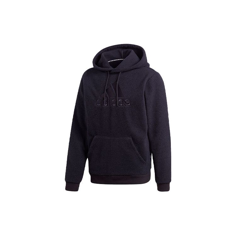 

Adidas MH Winter BOS однотонная флисовая толстовка с вышитым логотипом мужская толстовка с капюшоном черная GC7298 M
