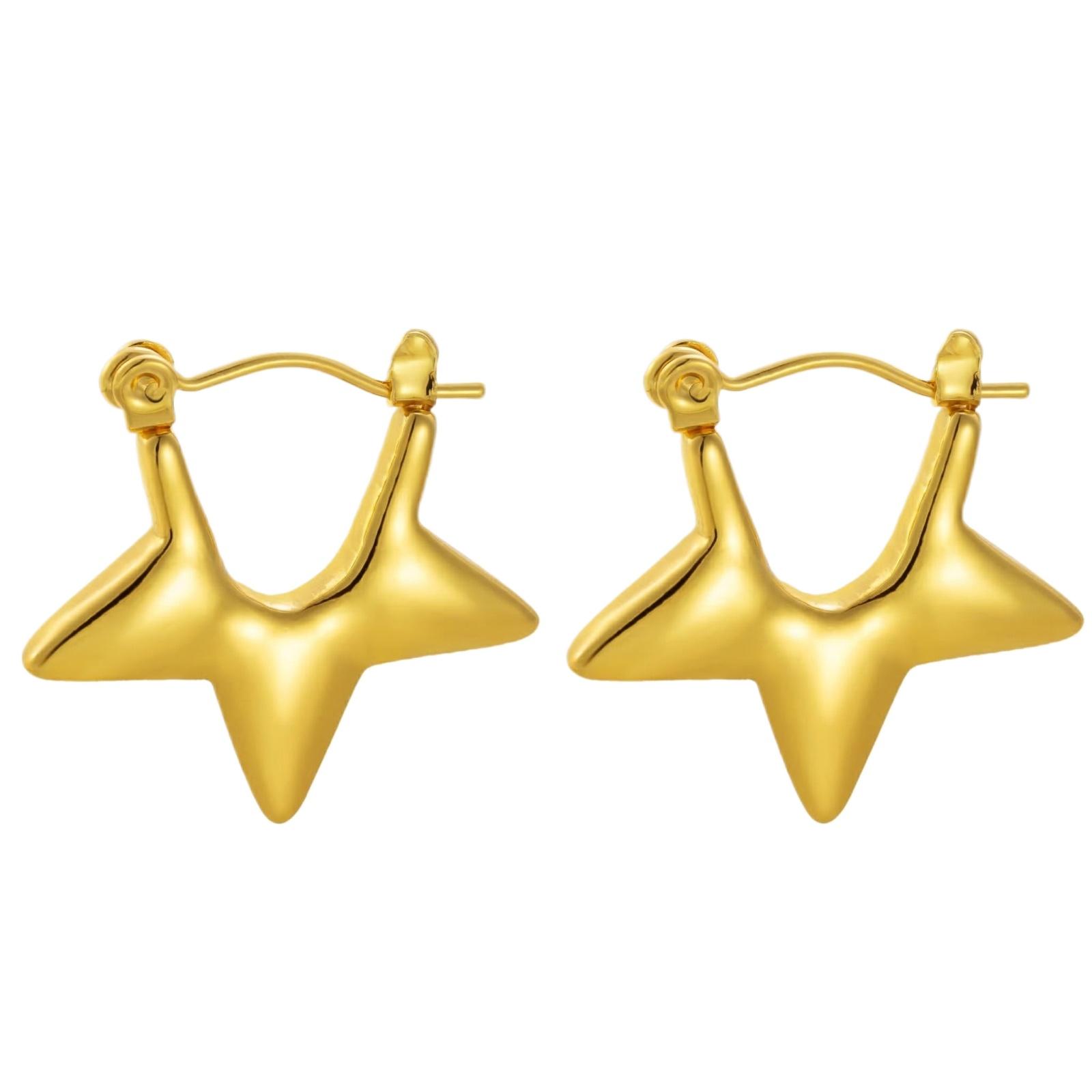 Stainless Steel Earrings for Women Vintage Luxury Stylish Titanium Steel Jewelry